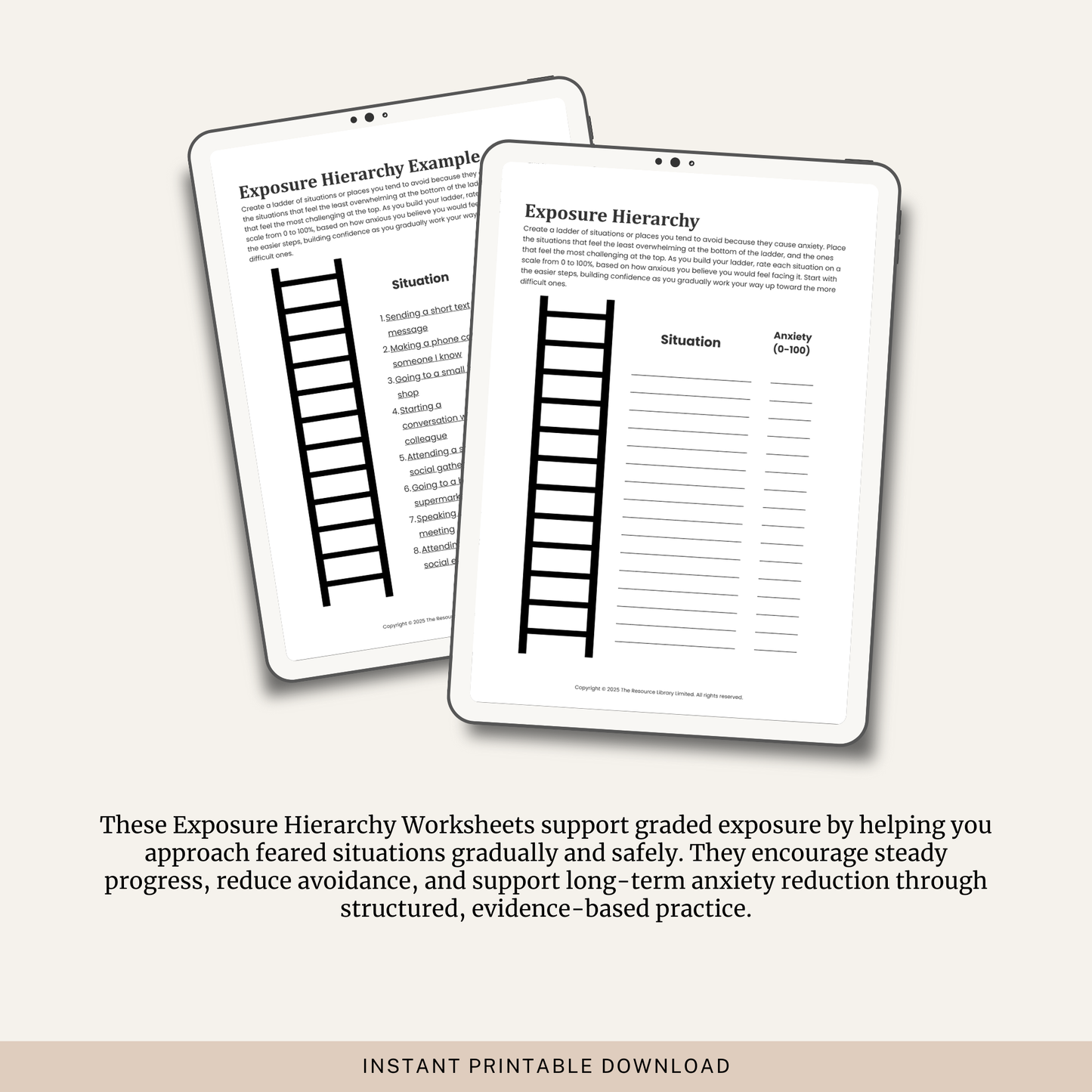 Exposure Hierarchy Worksheet