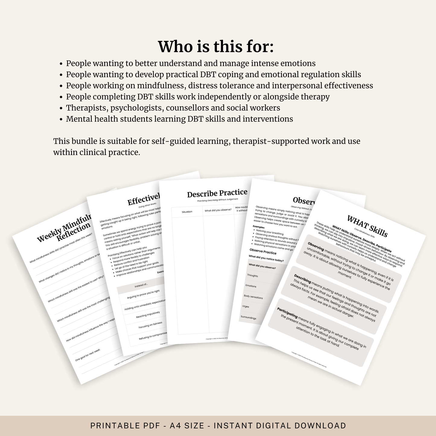 Complete DBT Bundle