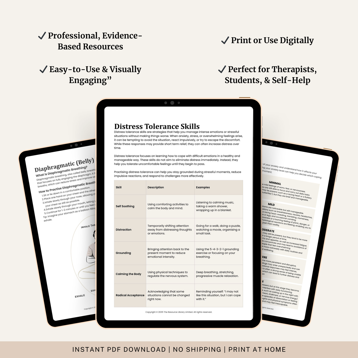 Anxiety Coping Skills Workbook