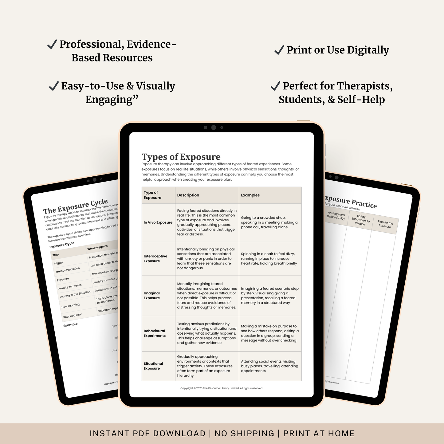 Exposure Therapy Workbook