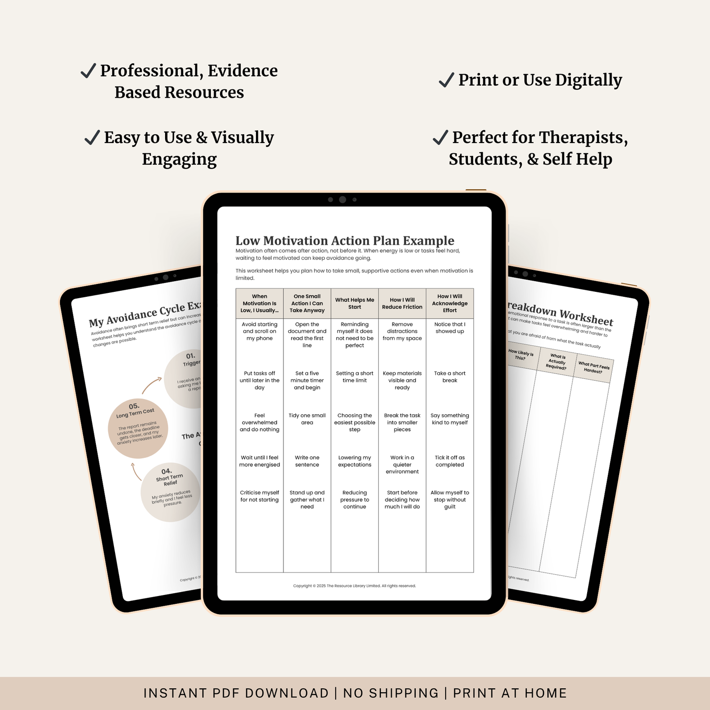 Procrastination and Avoidance Toolkit