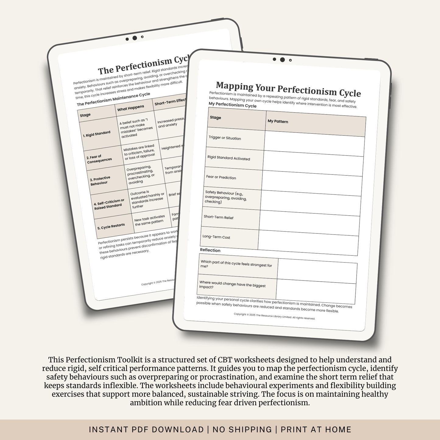 Perfectionism Toolkit