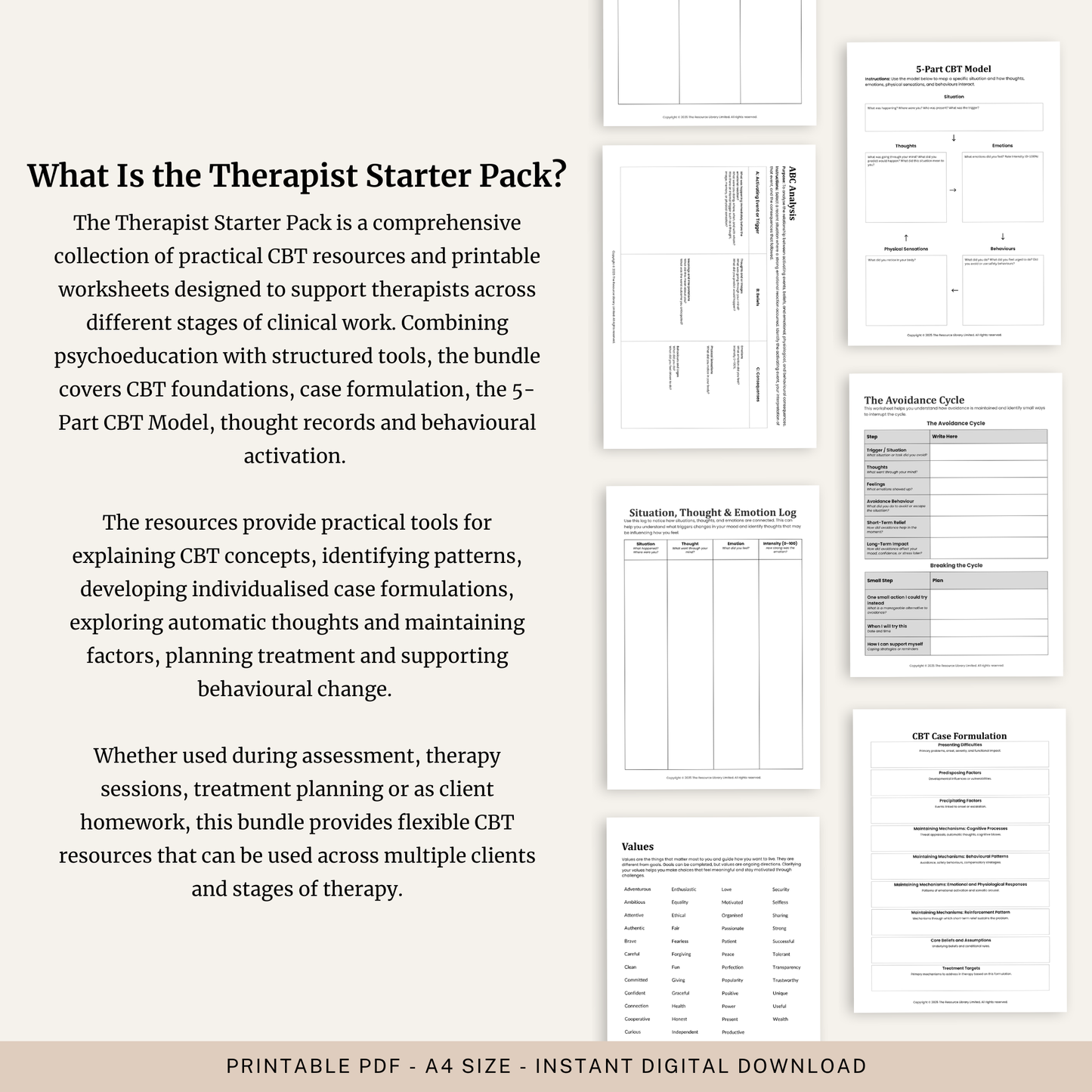 Therapist Starter Pack