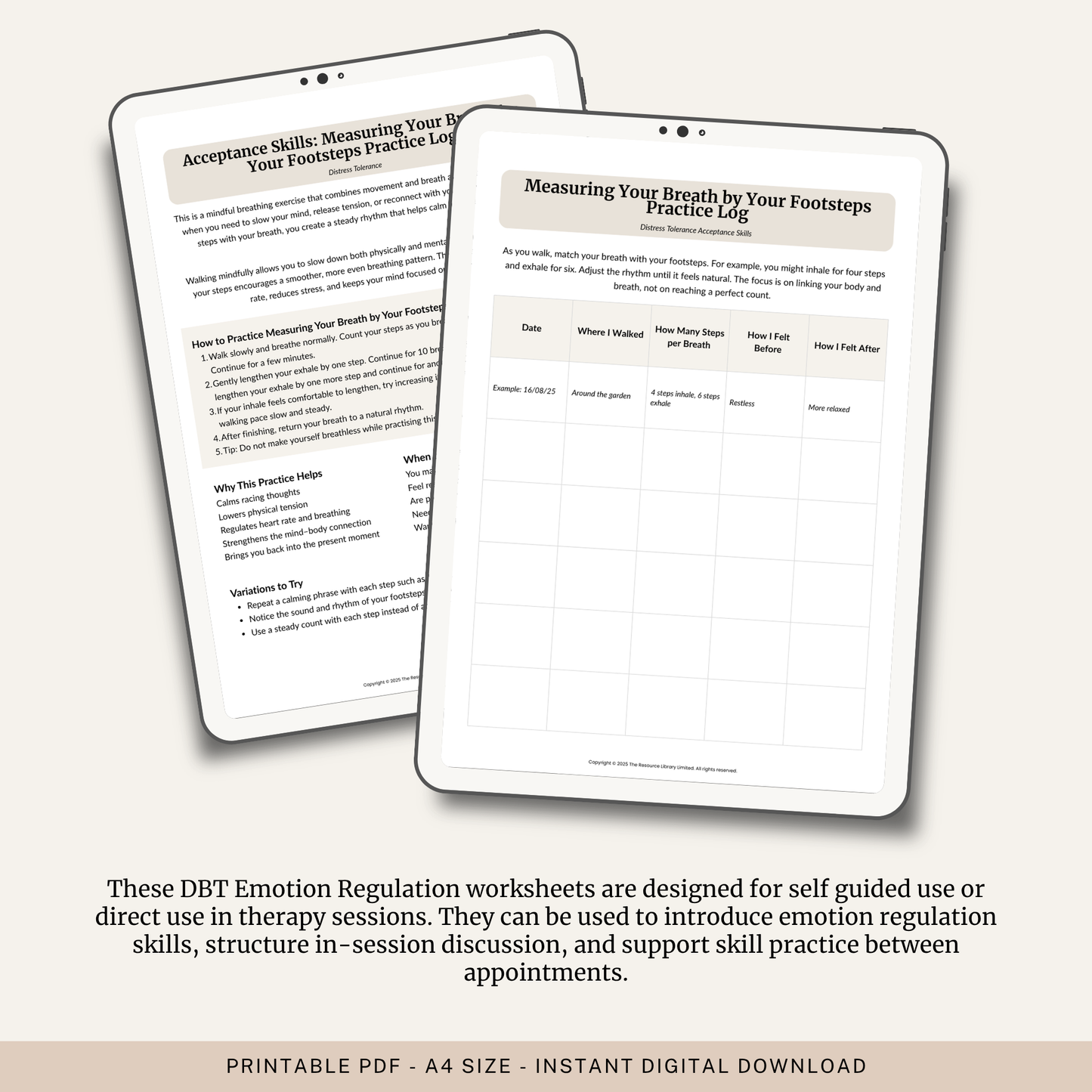 DBT Emotion Regulation Toolkit