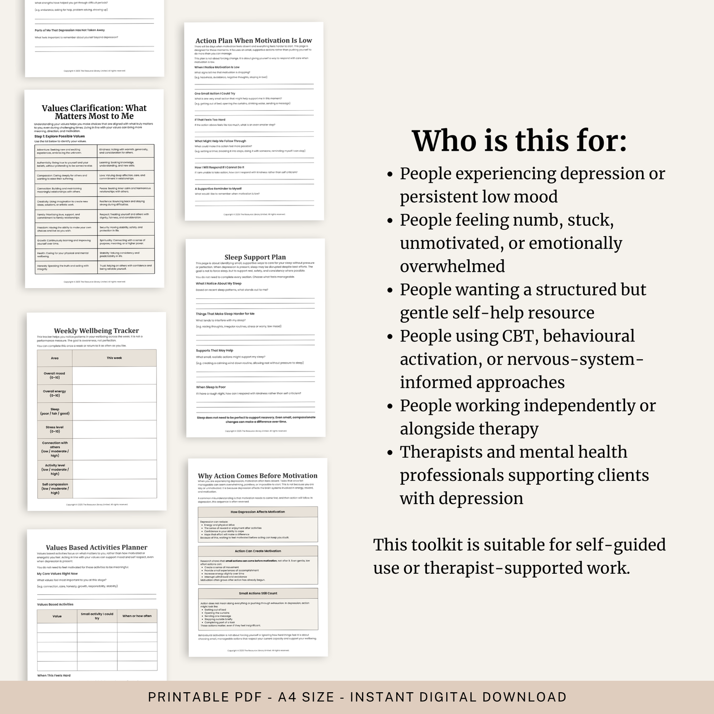 Depression Workbook