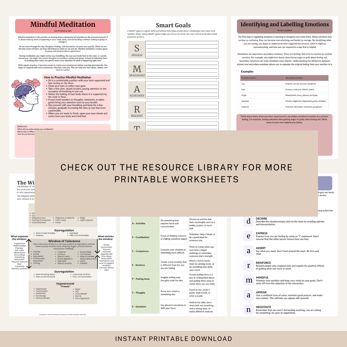 Activity Scheduling Worksheet