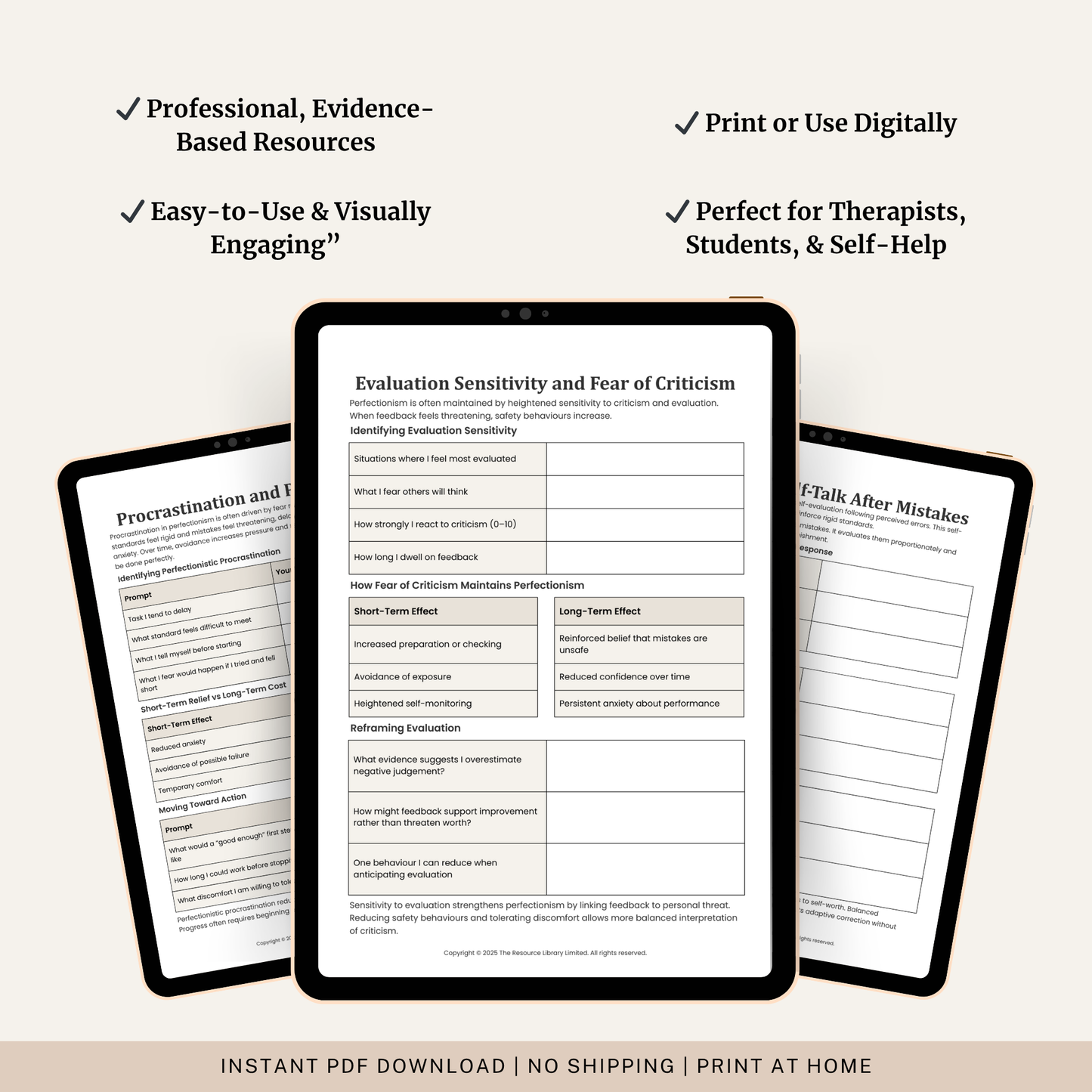 Perfectionism Toolkit